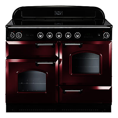 Rangemaster Classic 110 Electric Range Cooker Cranberry